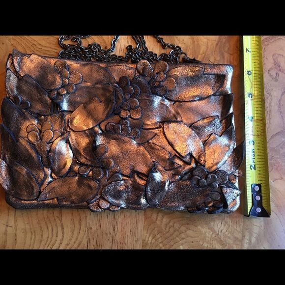 APPLIQUÉ BLACK Brown Metallic Gold